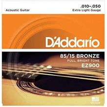 Cargar imagen en el visor de la galería, Juego cuerdas Guitarra acustica D´Addario EZ900
