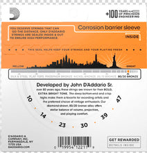 Cargar imagen en el visor de la galería, Juego cuerdas guitarra acustica D´Addario EJ10

