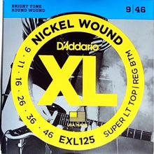 Cargar imagen en el visor de la galería, Juego cuerdas Guitarra electrica D´Addario EXL125

