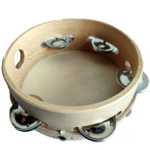 Cargar imagen en el visor de la galería, Pandereta Tuna 15cm sonaja acero inox
